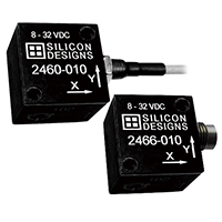 SILICON DESIGNS 加速度センサ 2460、2466シリーズ