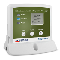 MADGETECH 無線出力タイプ 温度・湿度・気圧データロガー RFPRHTemp2000A